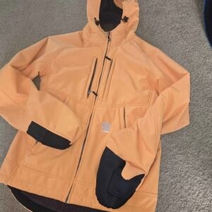 Alpine Men's Orange Ski Jacket